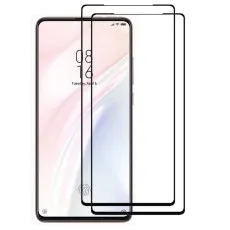 Xiaomi Redmi K20 Pro smartphone with two black edge tempered glass screen protectors