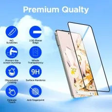 Supershieldz 9D Tempered Glass for Google Pixel 7 Pro –  Dual Pack Full Fit UK Version