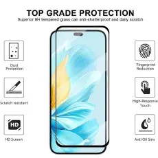 9D Full Coverage Glass for Honor 200 Lite – 2-Pack, Case Friendly Design