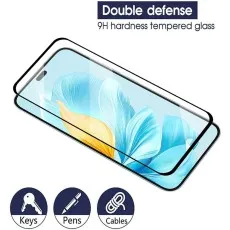 9D Full Coverage Glass for Honor 200 Lite – 2-Pack, Case Friendly Design