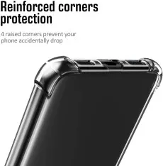 Phone Case for Huawei P Smart 2020- USLAI Not Yellowing Ultra Thin Soft TPU Cover Protective Bumper with Minimalist Design, Shockproof Slim Case for Huawei P Smart 2020, 6.21 inch, Crystal Cl