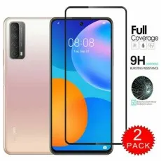 Premium 2 Pack 9D Tempered Glass  for Huawei P Smart 2021- Anti-Fingerprint & Shockproof