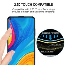 Full Cover 9D Tempered Glass Screen Protector for Huawei Y9a – Edge to Edge Protection