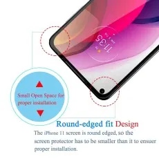 Round Edged fit design 9d glass for OnePlus 11.