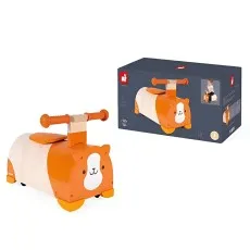 Janod Hamster Ride-On Child Toy with Handle and Storage Compartment