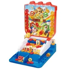 Epoch Super Mario Lucky Coin Game – Tabletop Arcade Style Coin Pusher
