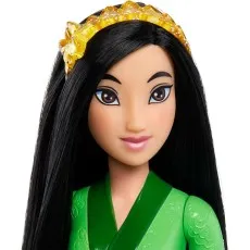 Mattel Disney Princess Mulan Posable Doll – Sparkling Dress & Tiara Included HLW14