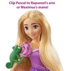 Disney Princess Rapunzel Doll & Maximus Horse Set – With Pascal Figure