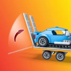 Mega Construx Hot Wheels Twinduction Hauler Pack – 355 Piece Building Set