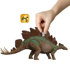 Jurassic World Legacy Collection HHK91 Dr Sarah Harding with Large & Small Stegosaurus Dinosaur Figures, 9.5 cm