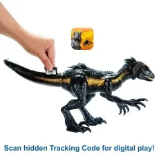 Indoraptor Dinosaur Figure – Jurassic World Track ‘N Attack Roaring Action Toy MTHKY11