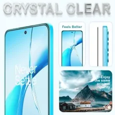9D Tempered Glass for OnePlus Ace – Dual Pack, Strong 9H Protection