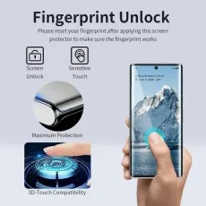 An illustration of the Maximum Protection offered by the 9D tempered glass for the OnePlus Nord N30 SE.
