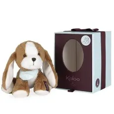 Kaloo Baby’s First Soft Toy K970007 – Tiramisu the Dog Plush, 14 cm Gift Box