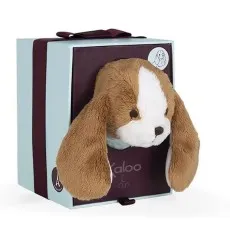 Kaloo Baby’s First Soft Toy K970007 – Tiramisu the Dog Plush, 14 cm Gift Box