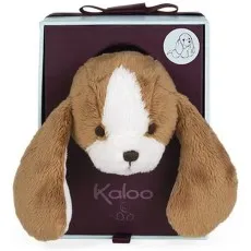 Kaloo Baby’s First Soft Toy K970007 – Tiramisu the Dog Plush, 14 cm Gift Box