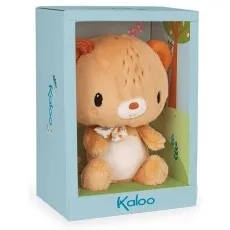 Kaloo Choo Choo the Bear K971803 – 15 cm Mini Baby Plush Toy with Rattle Bell