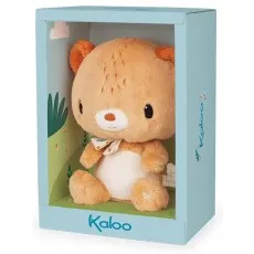 Kaloo Choo Choo the Bear K971803 – 15 cm Mini Baby Plush Toy with Rattle Bell