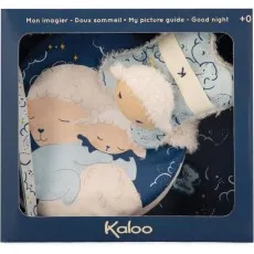 Kaloo K221000 Doux Sommeil Book & Sheep Comforter – Story & Soothing Pair, UK
