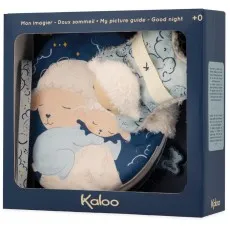 Kaloo K221000 Doux Sommeil Book & Sheep Comforter – Story & Soothing Pair, UK