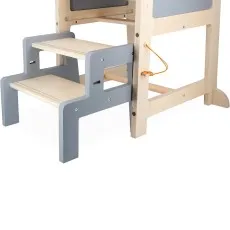 Janod Wooden Learning Tower – Adjustable Heights for Toddlers J09640