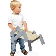 Janod Wooden Learning Tower – Adjustable Heights for Toddlers J09640