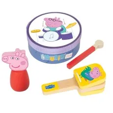 Peppa Pig Wooden Musical Table | 8th Wonder Kids Instrument Set UK Stock