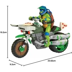 Teenage Mutant Ninja Turtles Ninja Kick Cycle Playset with Exclusive Leo UK