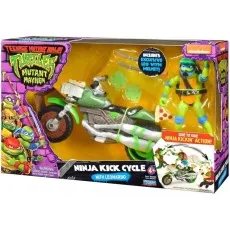 Teenage Mutant Ninja Turtles Ninja Kick Cycle Playset with Exclusive Leo UK