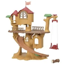 Sylvanian Families Adventure Treehouse Gift Set for Kids – Woodland & Camping Fun
