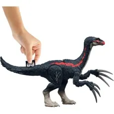 Jurassic World Chaos Theory Therizinosaurus Figure – Dinosaur Toy with Roaring Sound & Claw Attack