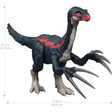 Jurassic World Chaos Theory Therizinosaurus Figure – Dinosaur Toy with Roaring Sound & Claw Attack