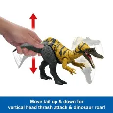 Mattel Jurassic World Dinosaur Figure – Wild Roar Ceratosuchops for Kids & Collectors