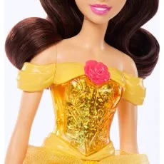 Disney Princess Belle Doll – Posable Fashion Doll with Glitter Skirt & Tiara Accessory UK