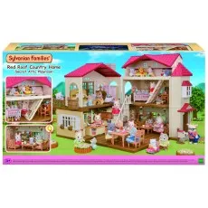 A Sylvanian Families dollhouse playset, Red Roof Country Home - Secret Attic Playroom