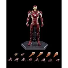 ThreeZero DLX Iron Man Mark 46 Figure – Marvel Infinity Saga 1/12 Scale Collectible UK