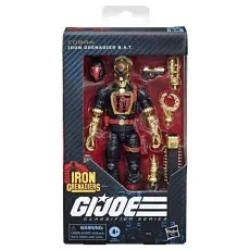 G.I. Joe 134 Action Figure – Iron Grenadier B.A.T. with File Card & Accessories