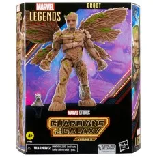 Marvel Legends Series Guardians Vol 3 Groot Deluxe Figure with Baby Rocket Accessory UK F6482