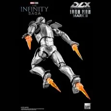 Marvel Infinity Saga DLX Iron Man Mark 2 Collectible Figure with Lights & Stand UK