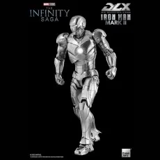 Marvel Infinity Saga DLX Iron Man Mark 2 Collectible Figure with Lights & Stand UK