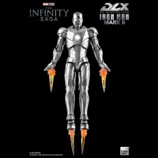 Marvel Infinity Saga DLX Iron Man Mark 2 Collectible Figure with Lights & Stand UK