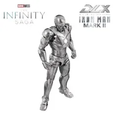 Marvel Infinity Saga DLX Iron Man Mark 2 Collectible Figure with Lights & Stand UK