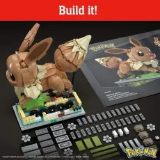 Mega Pokémon Motion Eevee Building Set 1366 Pieces HTH71 – Official Collectors Toy UK