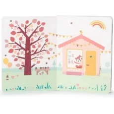 LILLIPUTIENS Garden Party Opposites Activity Book | Baby Sensory Toy 83454 UK