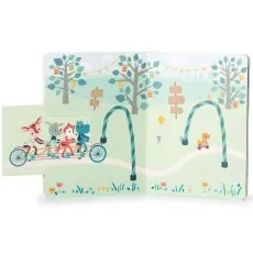 LILLIPUTIENS Garden Party Opposites Activity Book | Baby Sensory Toy 83454 UK