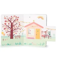 LILLIPUTIENS Garden Party Opposites Activity Book | Baby Sensory Toy 83454 UK