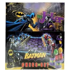 Noble Collection The Batman Chess Set NN4680 | Dark Knight vs Joker Collectible