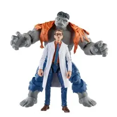 Marvel Hasbro Legends Gray Hulk & Dr. Bruce Banner 6 inch Figures – Avengers 60th Anniversary Set F7084