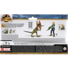 Jurassic World Dominion Claire & Dilophosaurus Action Figure Set GWM28
