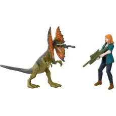 Jurassic World Dominion Claire & Dilophosaurus Action Figure Set GWM28